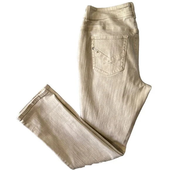 Chico’s Women’s Pants So slimming Strech Cream Casual Pant Size 0.5 - Picture 5 of 16